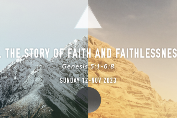 The Story of faith and faithlessness Genesis 5:1-6:8